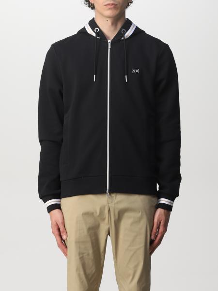 SUN 68: Sweatshirt men - Black | Sun 68 sweatshirt F32108 online on ...