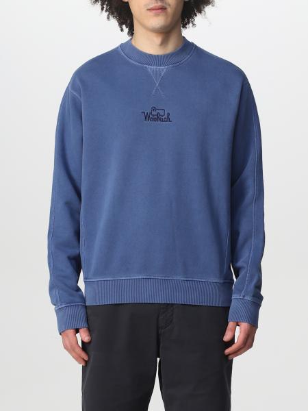 Basic Woolrich sweatshirt with embroidered logo