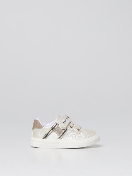 Tommy Hilfiger laminated synthetic leather sneakers