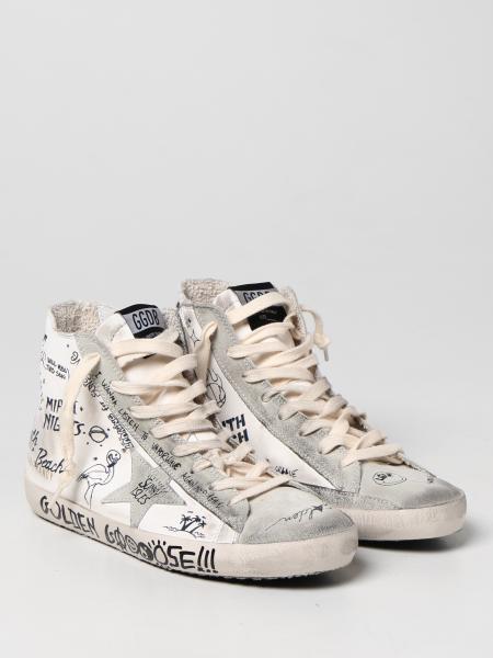 GOLDEN GOOSE: Francy Classic sneakers used - White | Sneakers Golden ...