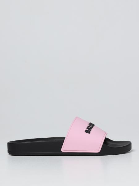Balenciaga slide sandals in rubber