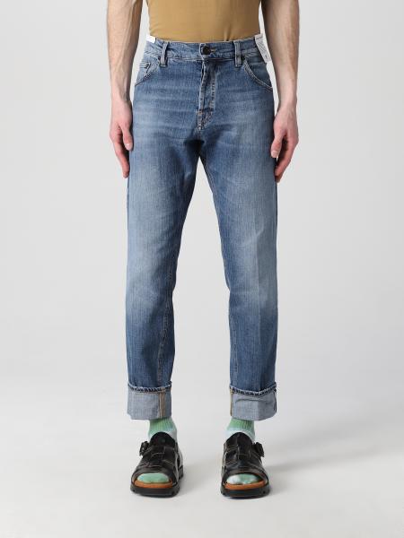 Pt: Pt 5-pocket jeans in used denim