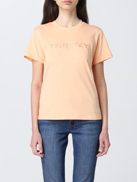 Piumino Peuterey donna: T-shirt Peuterey in jersey di cotone con logo