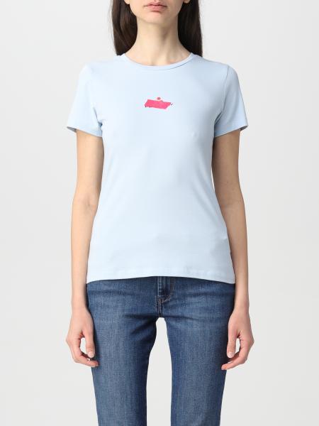 Piumino Peuterey donna: T-shirt Peuterey in cotone con logo