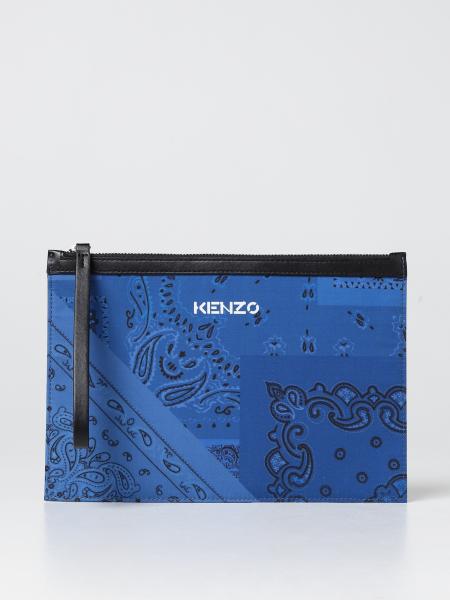 Kenzo clutch bag with paisley print