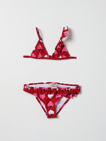 Outlet de N° 21: Bañador para niña, Rojo | BaÑAdor N° 21 N21359N0191 en  línea en 