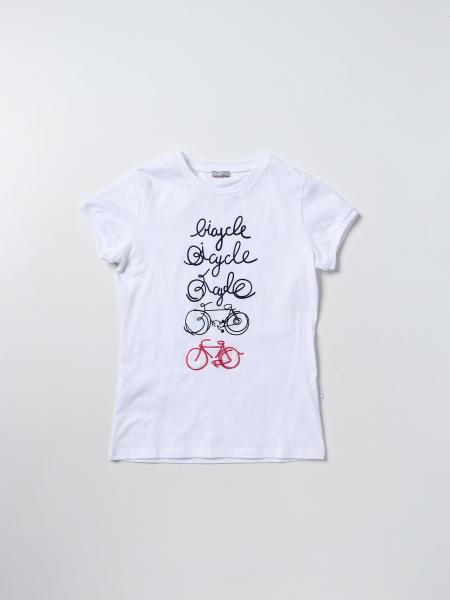 T-shirt Il Gufo in cotone con stampa bici