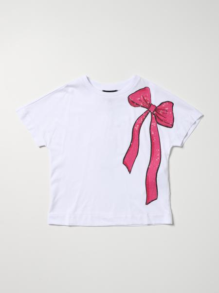 Emporio Armani kids: Emporio Armani T-shirt with bow