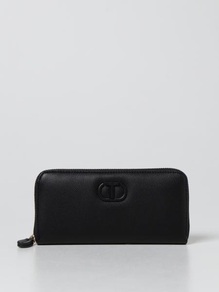 Twinset women: Twinset continental wallet with logo