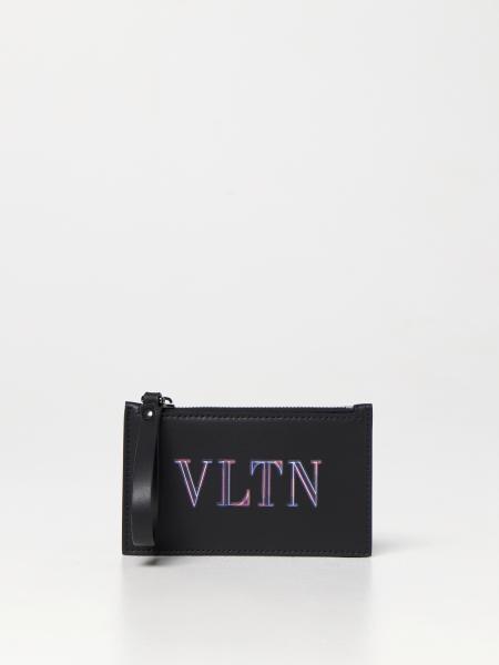 Porta carte di credito Valentino Garavani con logo VLTN