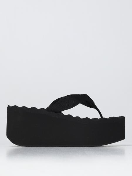 Alexander Wang: Alexander Wang platform sandals in nylon and rubber
