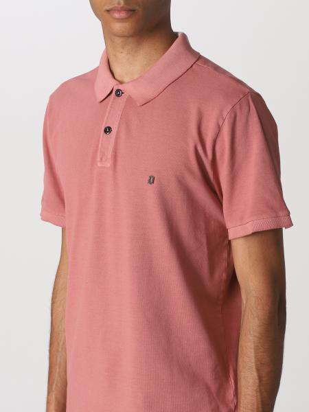 peach color polo shirt