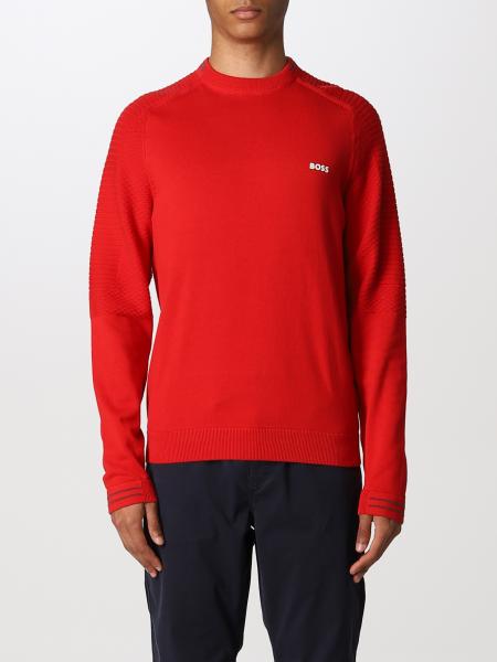 Boss cotton jumper with logo