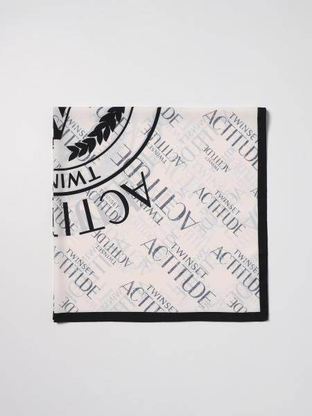 Twinset-Actitude scarf with logo