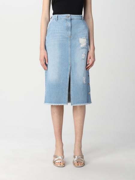 Gonna di jeans Twinset-Actitude in denim
