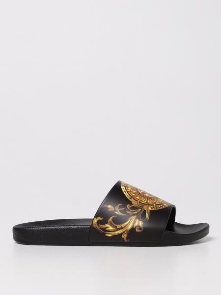Versace Jeans Couture slipper sandals with print