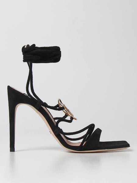 Elisabetta Franchi heeled sandal in suede