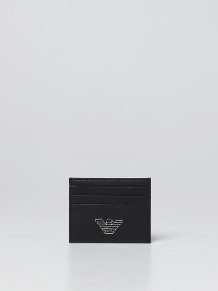 Emporio Armani credit card holder in synthetic leather