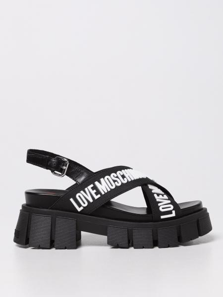 Love Moschino sandals with logo