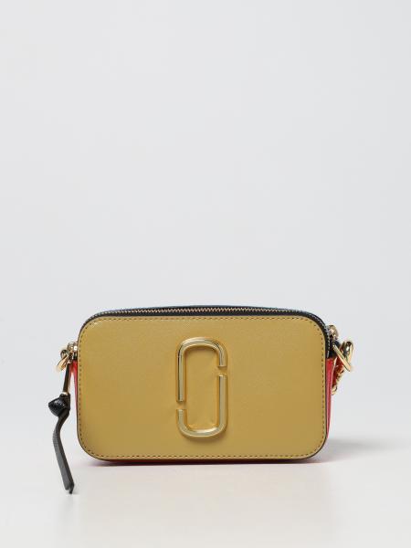 Marc Jacobs The Snapshot Small Ecru Leather Cross-body Bag In Neutrals, ModeSens