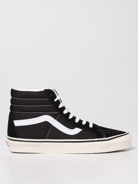 Vans Sk8-Hi trainers in canvas and suede
