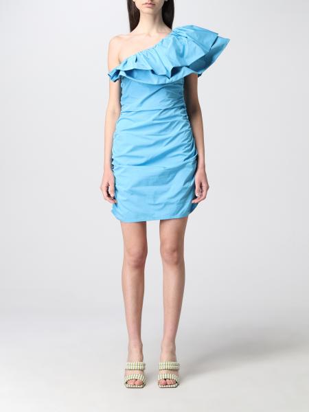 Weili Zheng Dress For Woman Gnawed Blue Weili Zheng Dress Swzdc113