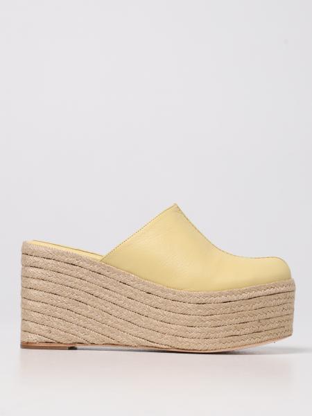 Sacha Paloma Barcelò wedge mules in leather