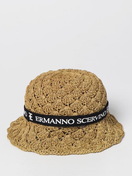 Ermanno Scervino cloche hat in woven straw