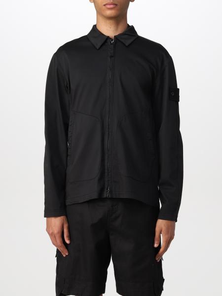 Stone Island men: Stone Island jacket in cotton and Lyocell