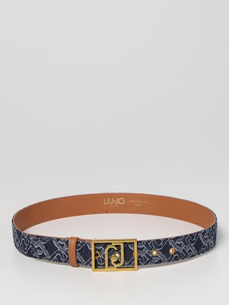 Liu Jo accessories for women: Liu Jo belt in monogram denim