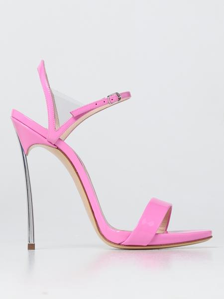 Casadei Blade patent leather sandals