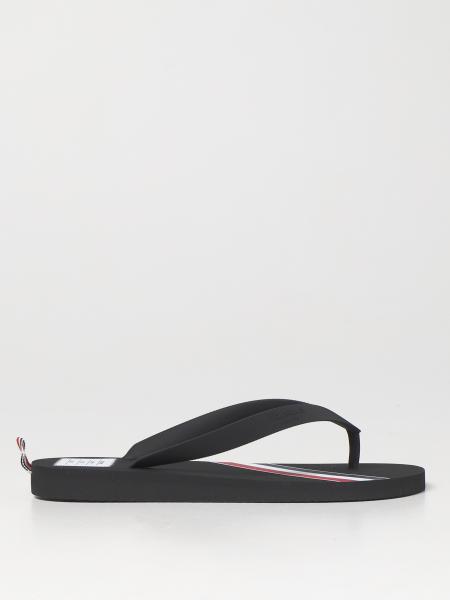 Thom Browne: Thom Browne rubber thong sandals