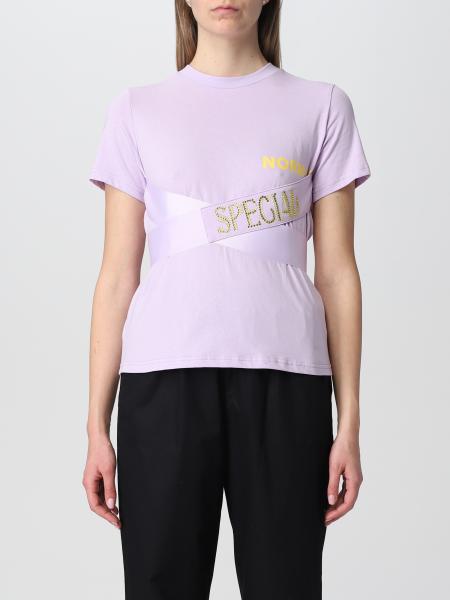 ACTITUDE TWINSET: Twinset-Actitude T-shirt with logo - Wisteria ...