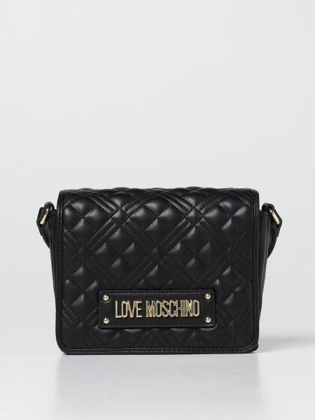 love moschino classic logo shoulder bag