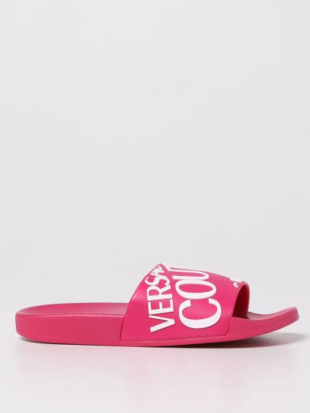 Versace Jeans Couture women's shoes: Versace Jeans Couture slipper sandals with logo
