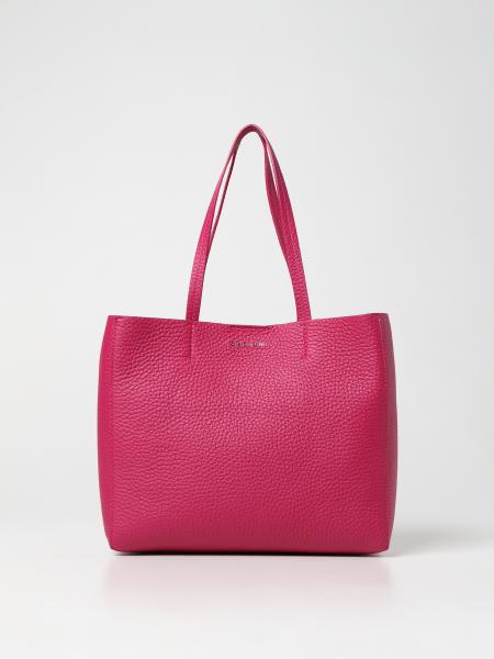 Orciani women: Orciani tote bag in textured leather