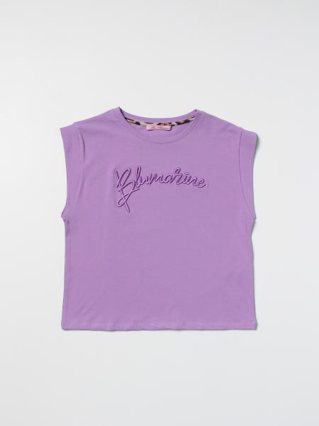 미스 블루마린 아동 2022 봄 여름: 티셔츠 소년 Miss Blumarine