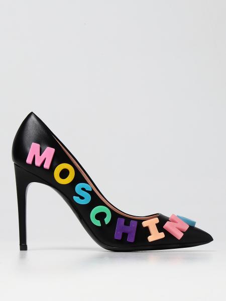 Moschino Couture leather pumps