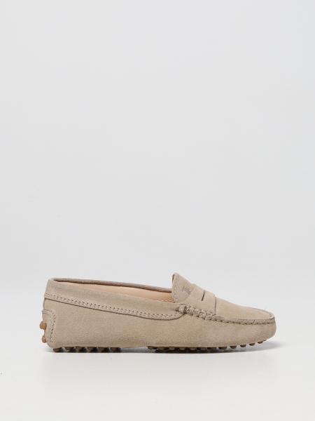 Tod's kids: Tod's suede flat loafers