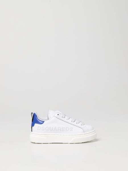 Dsquared2 Junior trainers in leather with logo