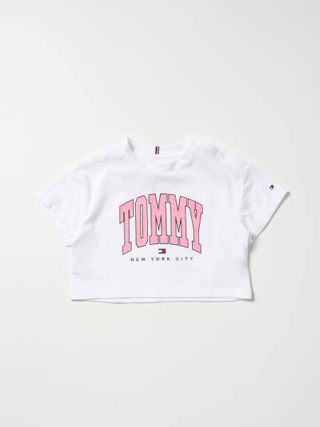 T-shirt cropped Tommy Hilfiger con logo