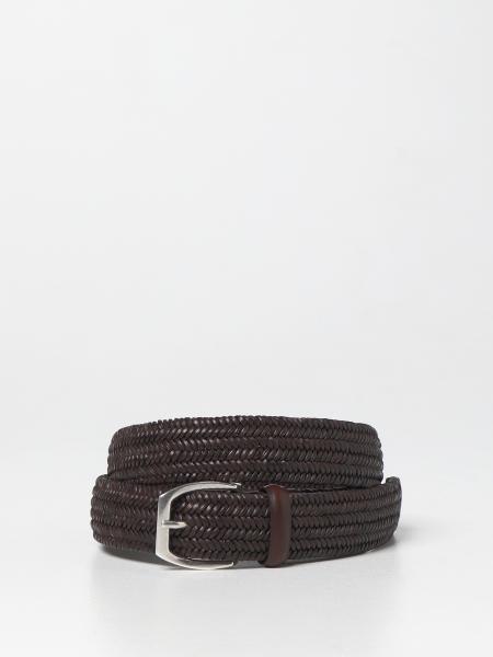 Orciani men: Orciani belt in woven leather