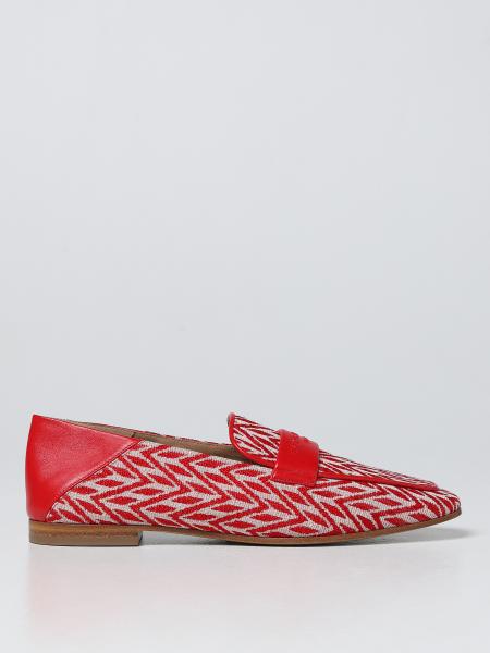 Emporio Armani loafer in jacquard fabric