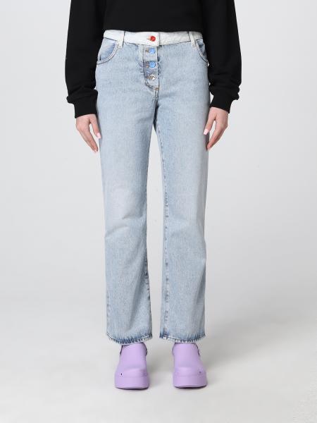 Off-White donna: Jeans Off White in denim washed