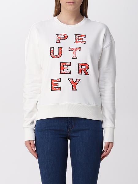 Peuterey: Felpa basic Peuterey con logo ricamato