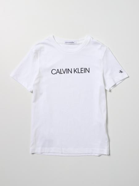 Calvin Klein boys' clothing: Calvin Klein basic t-shirt with logo