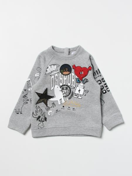 Dolce & Gabbana cotton sweatshirt with prints and logo