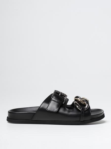 N ° 21 sandal in leather with chain