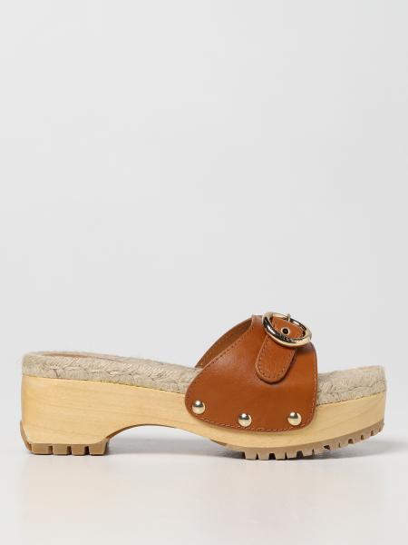 See By Chloé: See By Chloé heeled sandals in leather