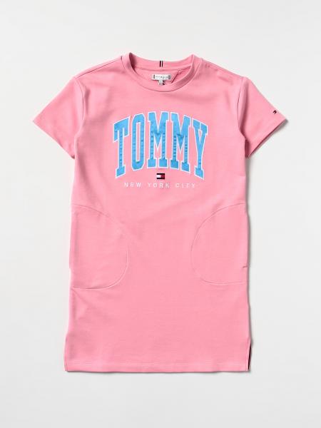 Abito a t-shirt cropped Tommy Hilfiger con logo